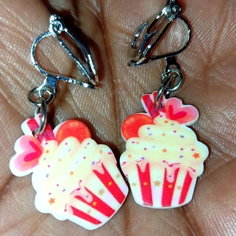 Super cute girls clip-on earrings - Picture 5 of 5